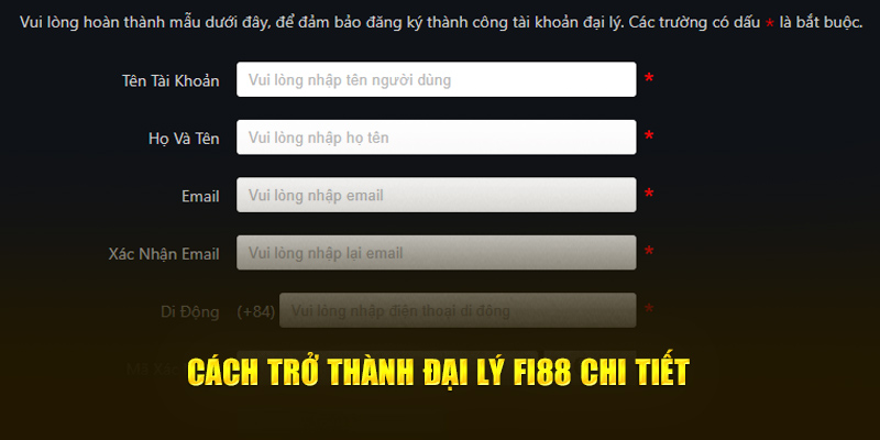 Cách trở thành đại lý Fi88 chi tiết